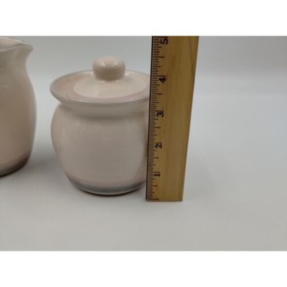 Pfaltzgraff Sunrise or Aura pattern Sugar Bowl and Creamer - Picture 5 of 8